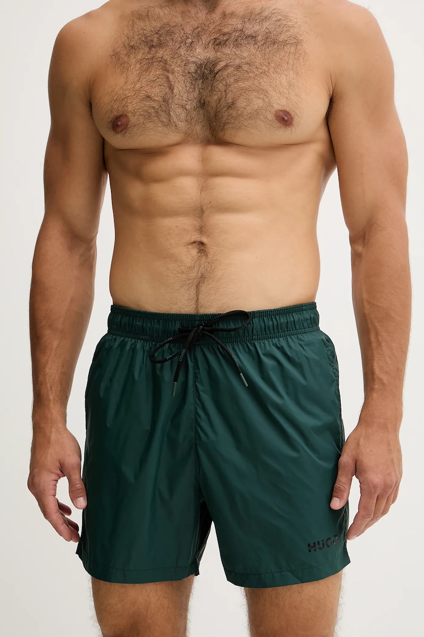Купальные шорты HUGO цвет серый Купальные шорты HUGO цвет серый