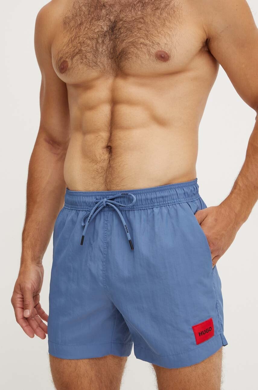 HUGO pantaloni scurti de baie culoarea negru, 50469323