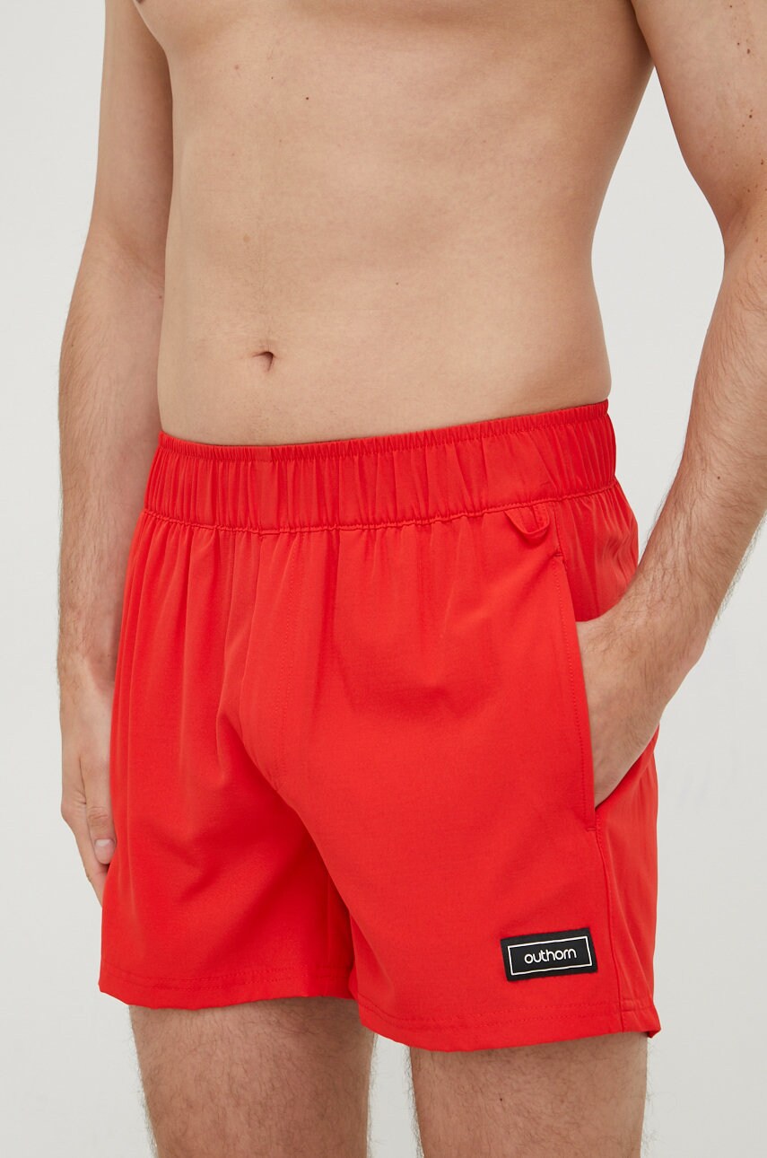 Outhorn pantaloni scurti de baie culoarea rosu