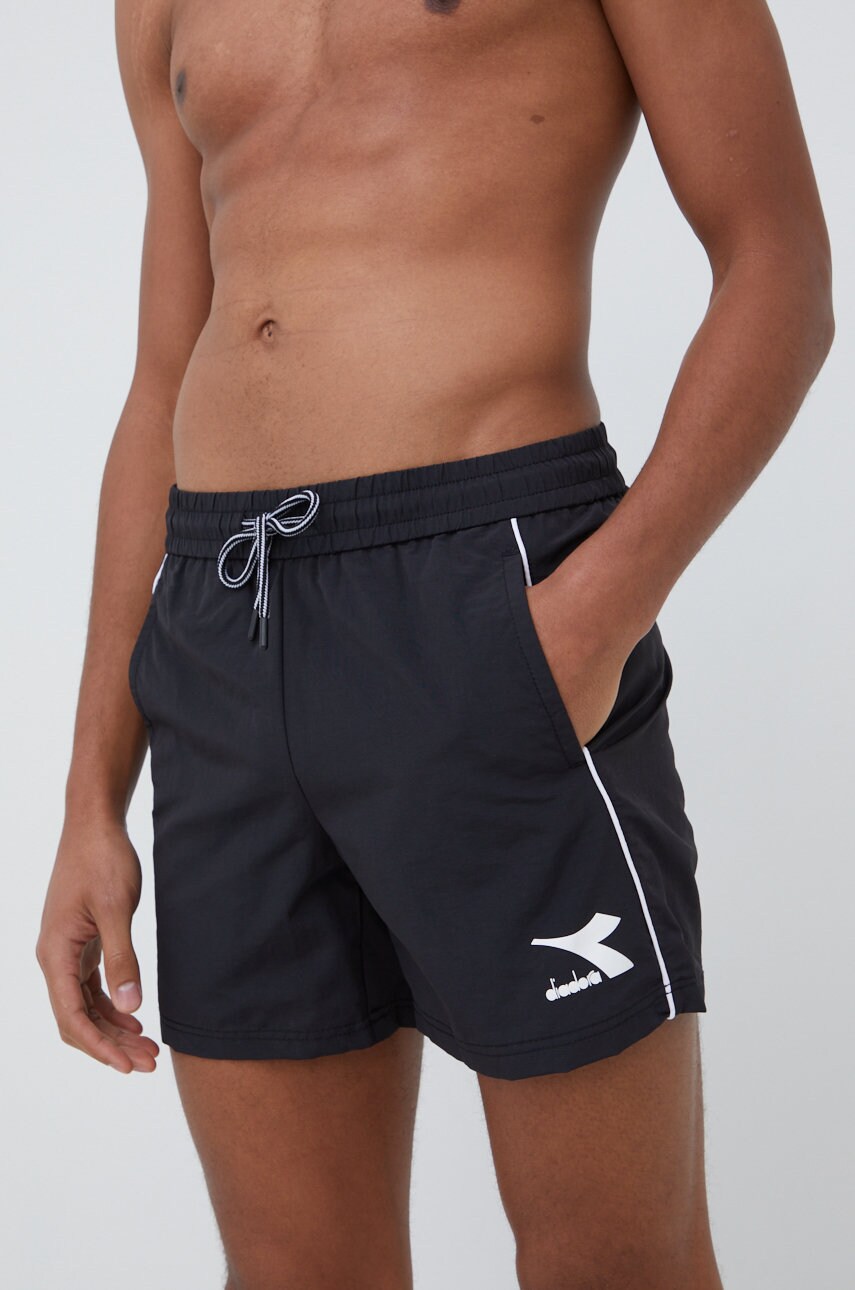 Diadora pantaloni scurti de baie culoarea negru