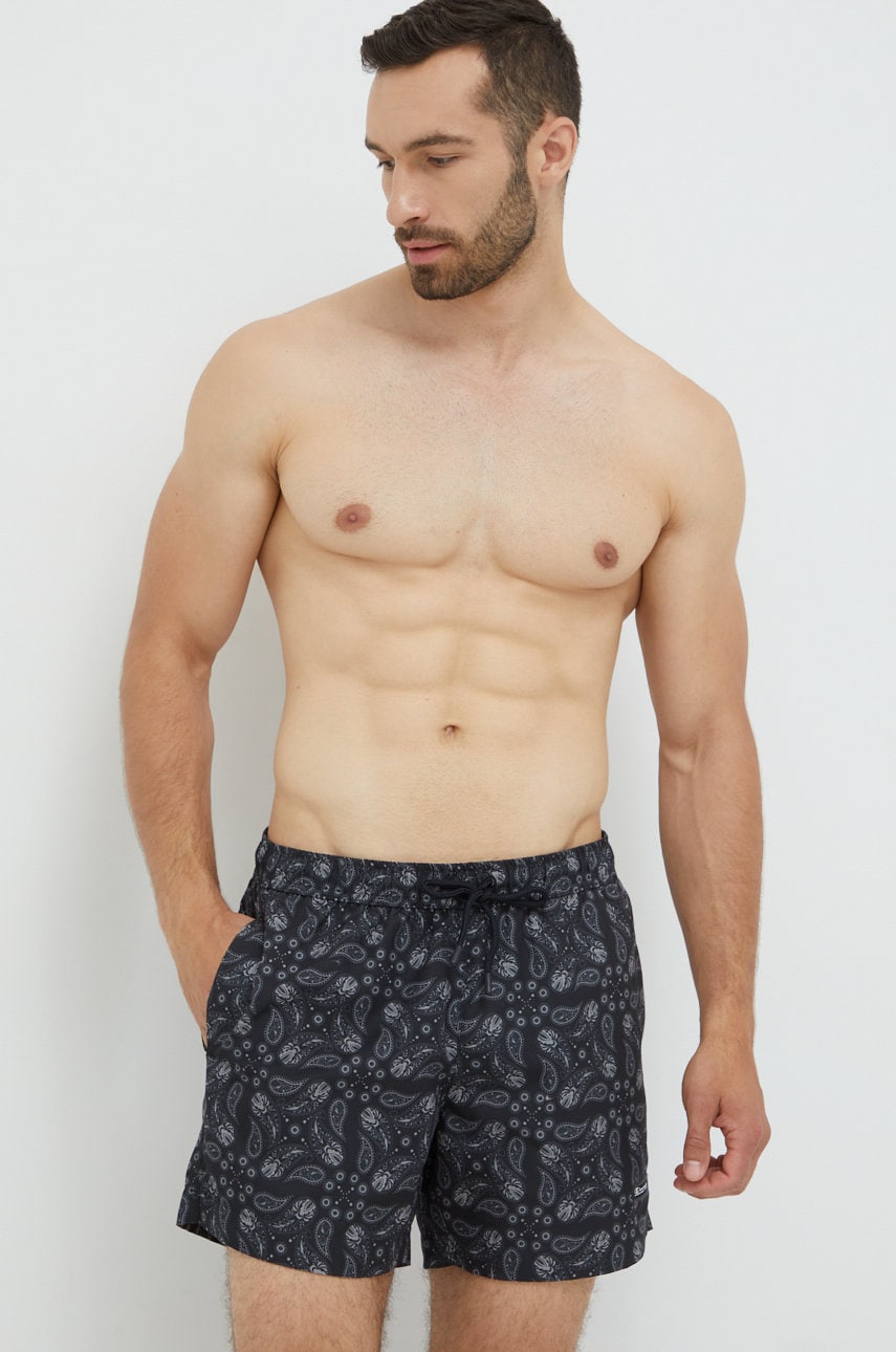 Champion pantaloni scurti de baie culoarea negru