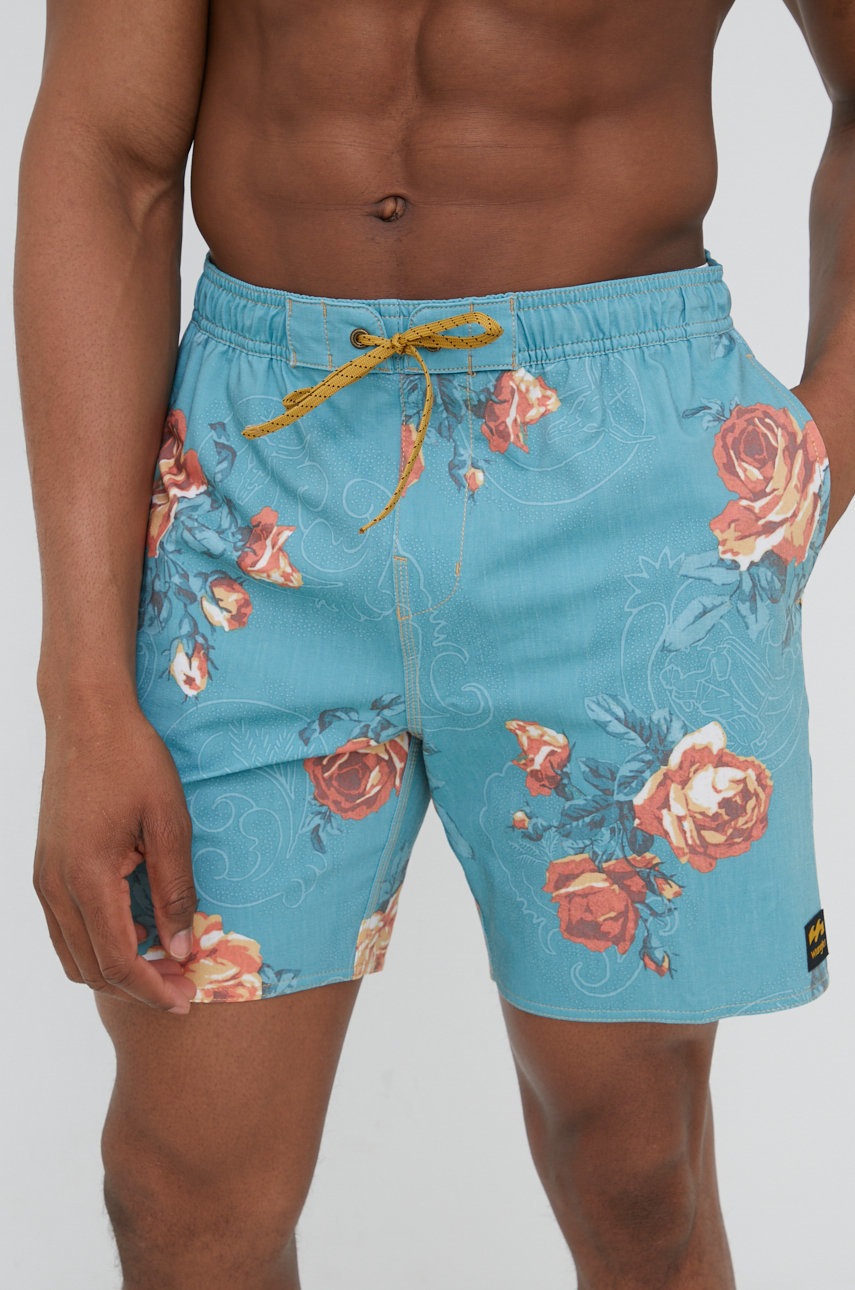 

Купальные шорты Billabong Billabong X Wrangler цвет бирюзовый