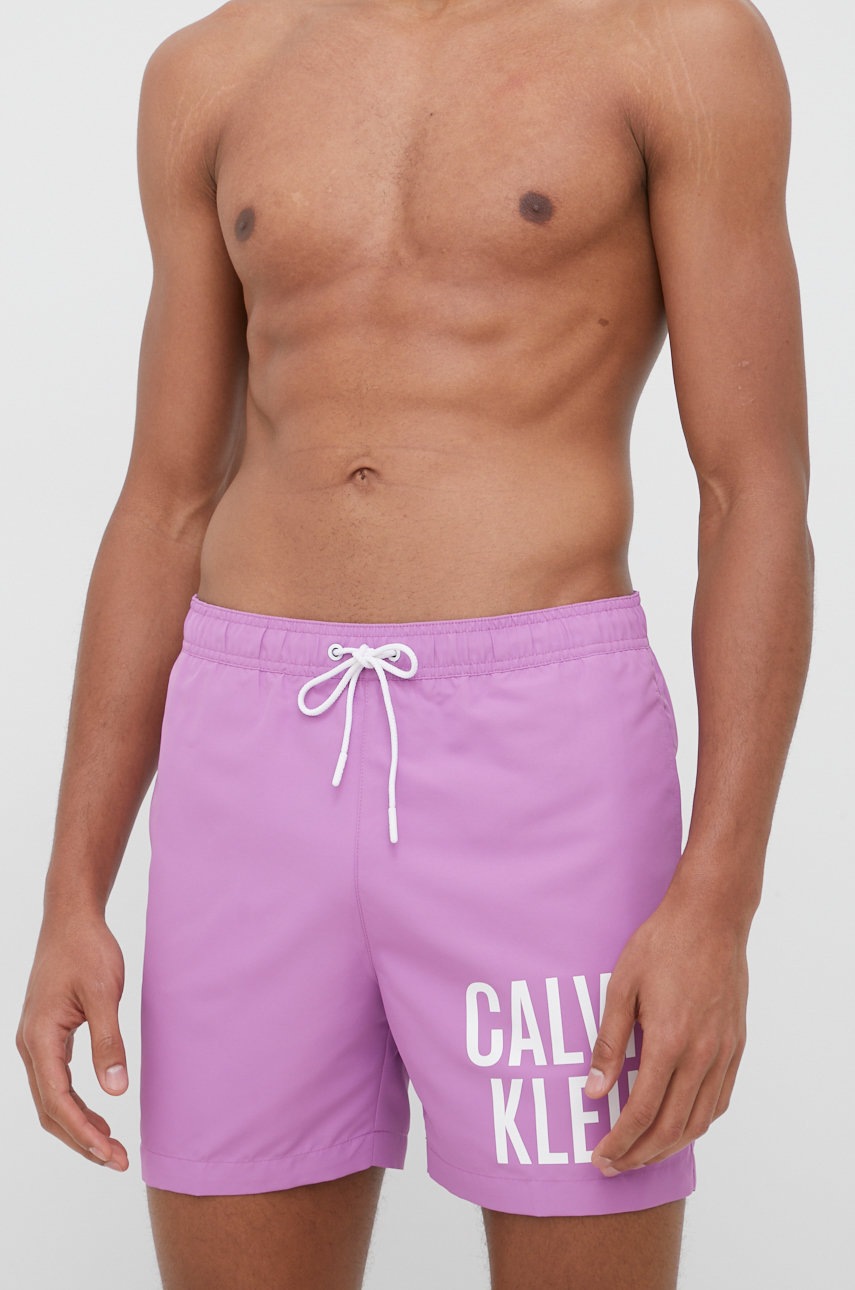 

Плувни шорти Calvin Klein в лилаво, Виолетов