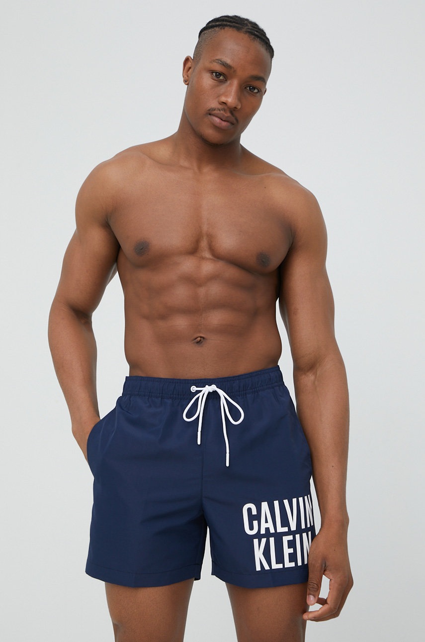 

Плувни шорти Calvin Klein в тъмносиньо, Тъмносин