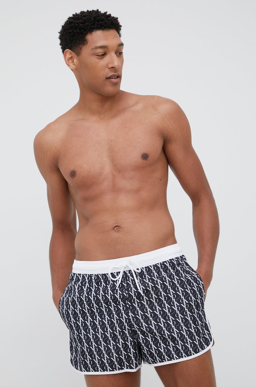 

Плувни шорти Calvin Klein в черно, Черен