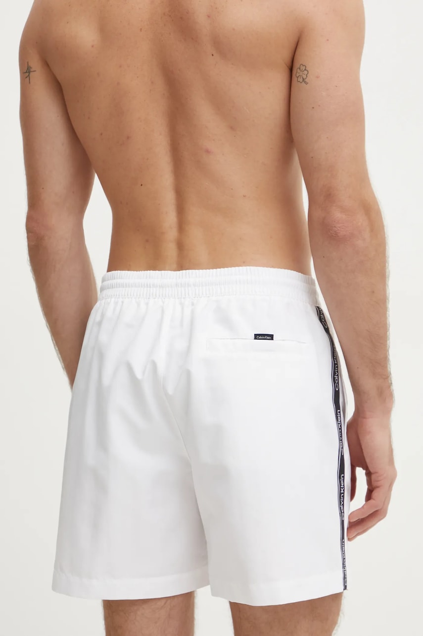 Μαγιό Calvin Klein χρώμα: άσπρο