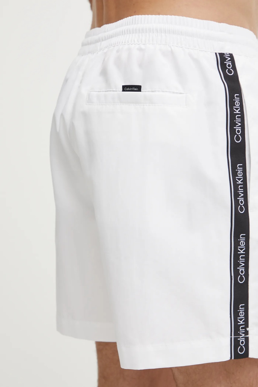 Μαγιό Calvin Klein χρώμα: άσπρο