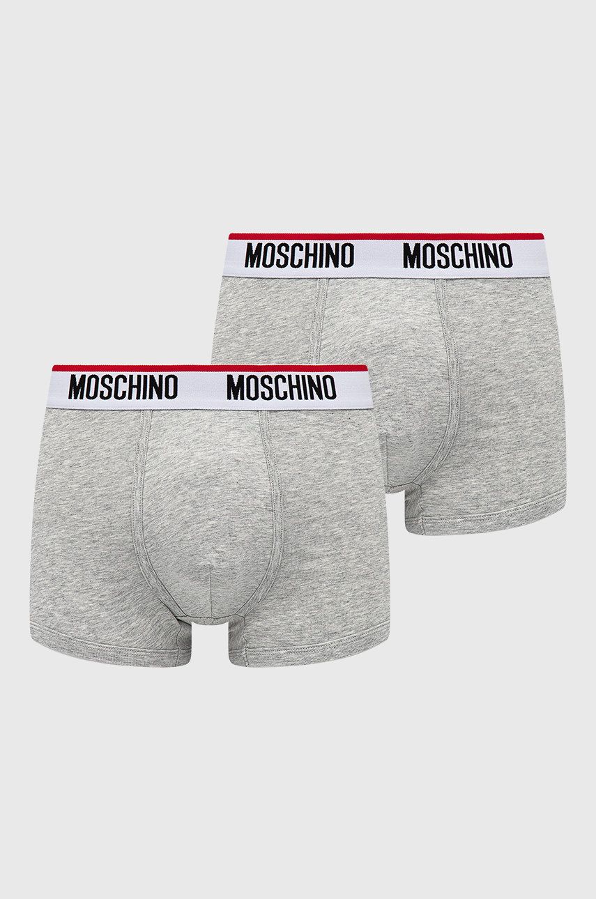 Moschino Underwear bokserki (2-pack) męskie kolor szary