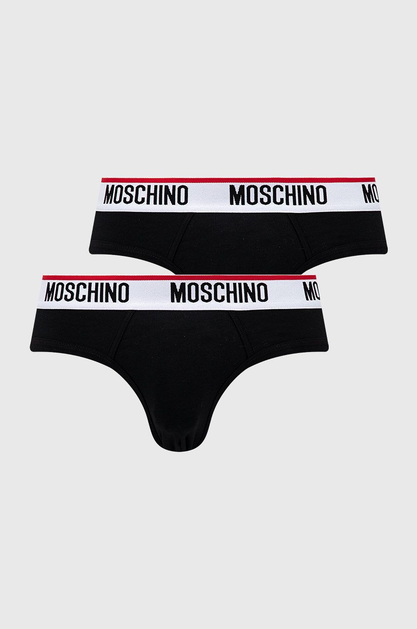 Moschino Underwear slipy (2-pack) męskie kolor czarny