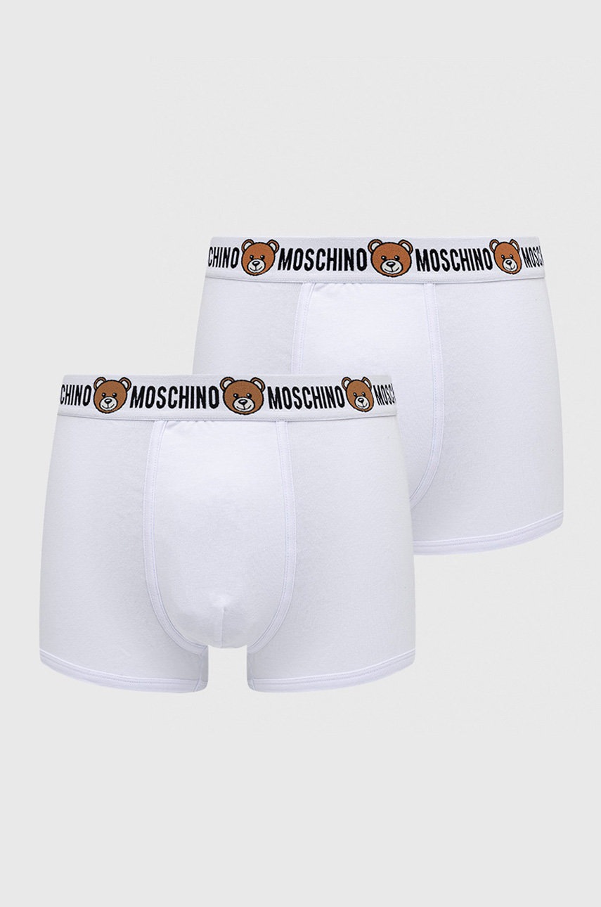 

Боксерки Moschino Underwear в бяло, Бял