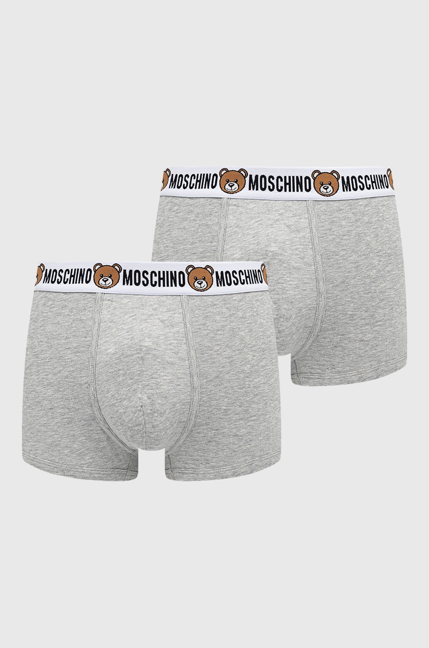 

Боксерки Moschino Underwear в сиво, Сив