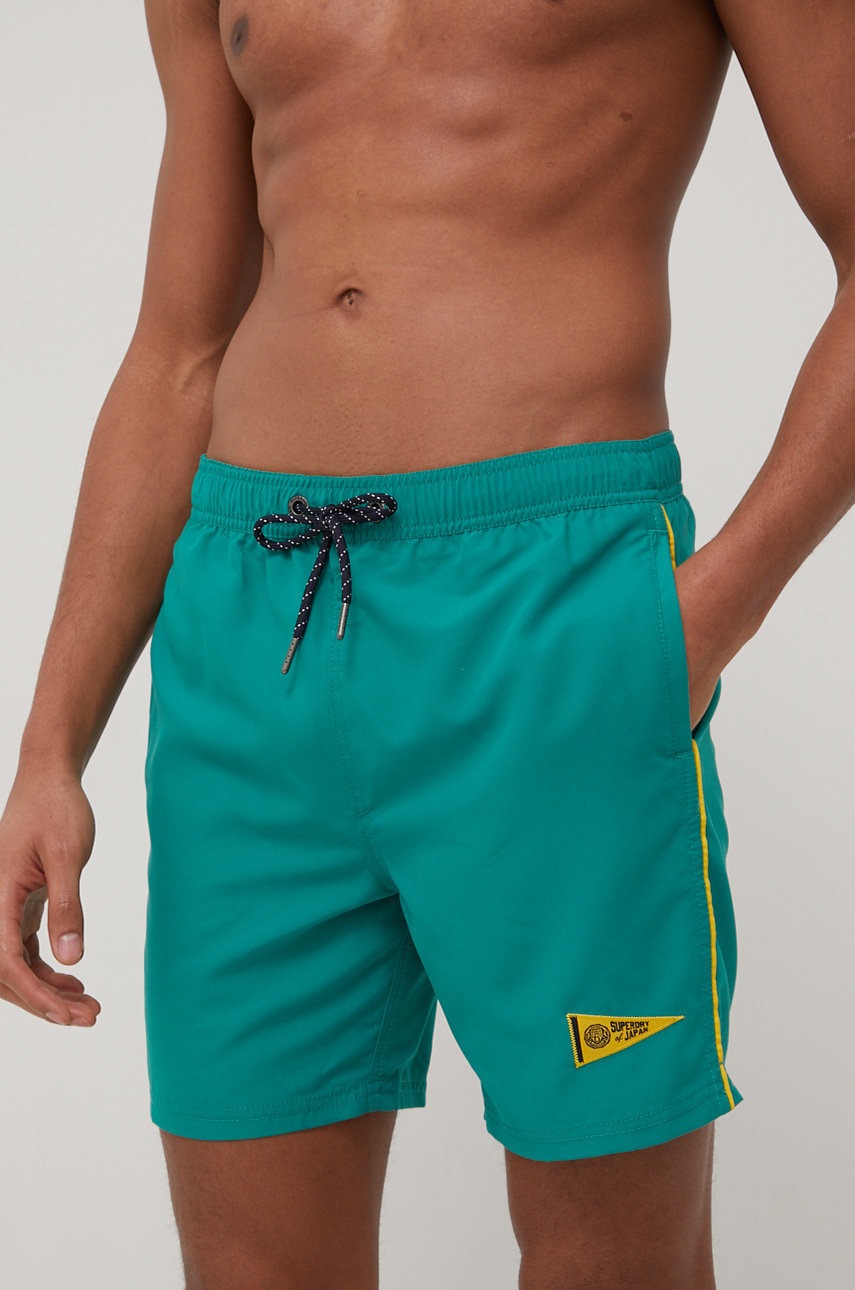 

Купальные шорты Superdry цвет зелёный