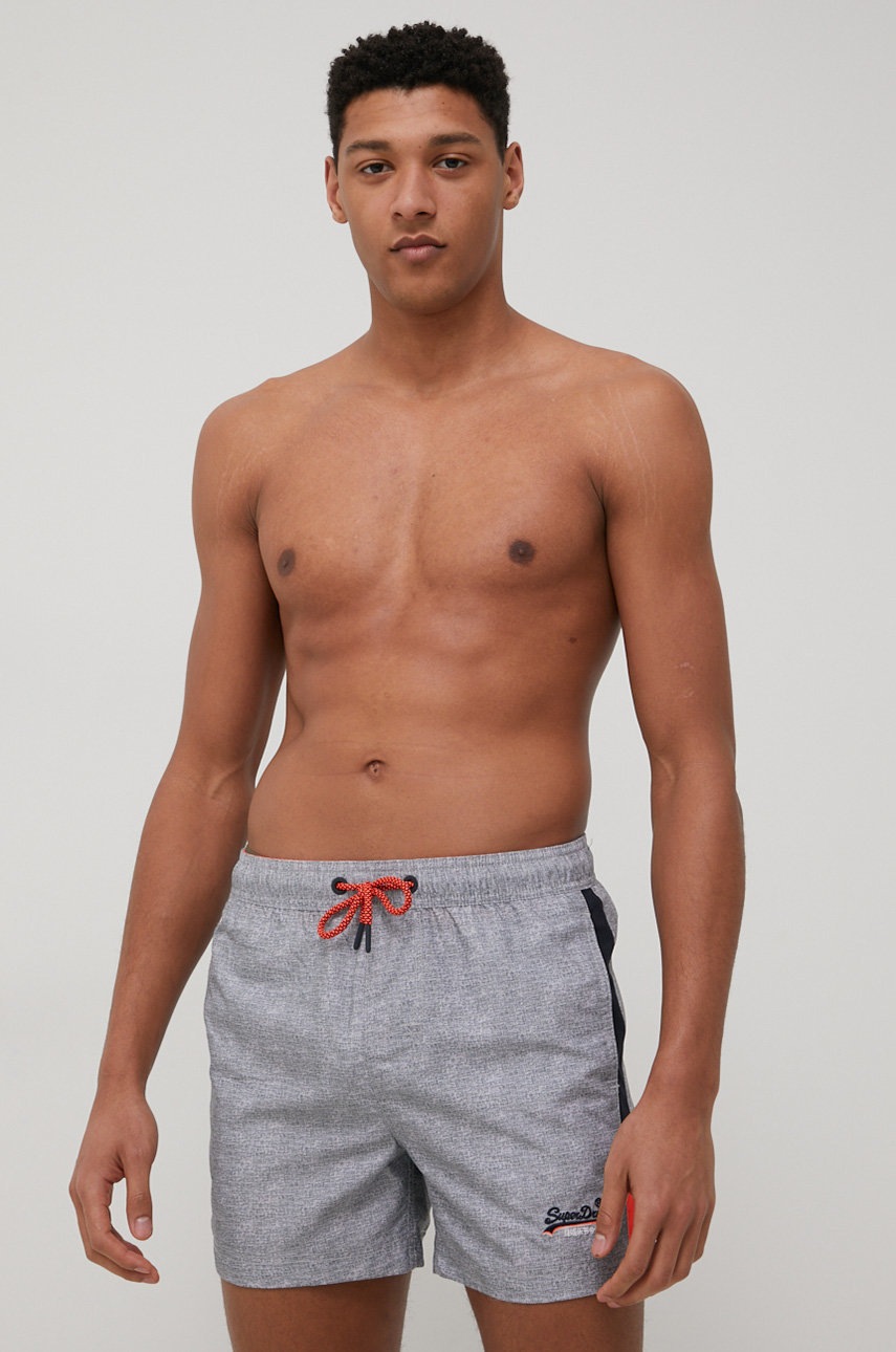 

Плувни шорти Superdry в сиво, Сив
