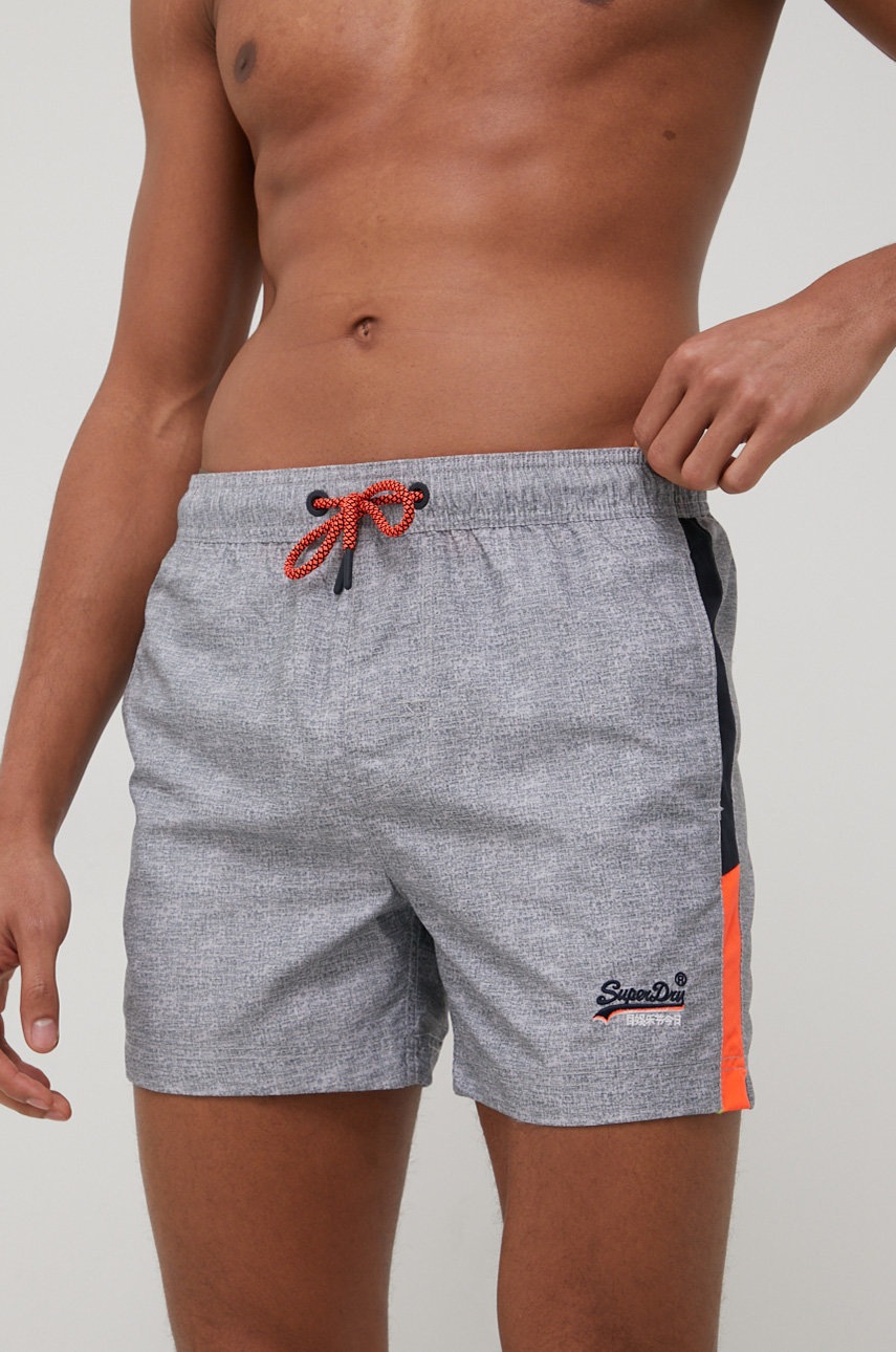 

Купальні шорти Superdry колір сірий