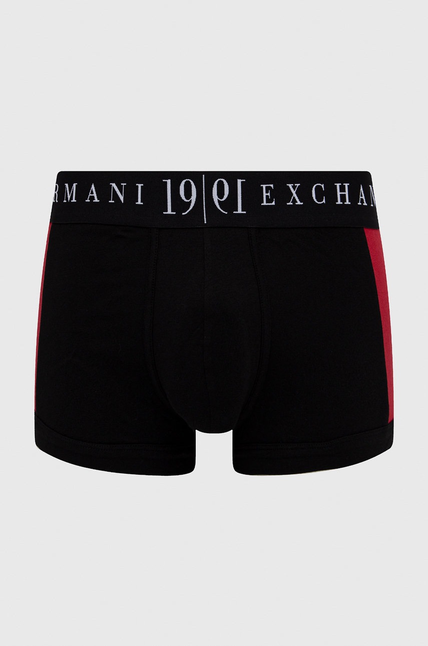 

Боксерки Armani Exchange мъжко в черно, Черен