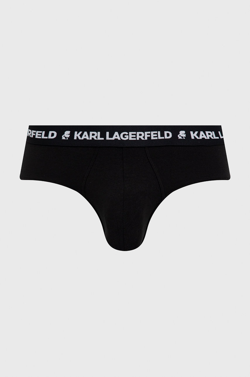 

Слипы Karl Lagerfeld (3-pack) мужские цвет чёрный