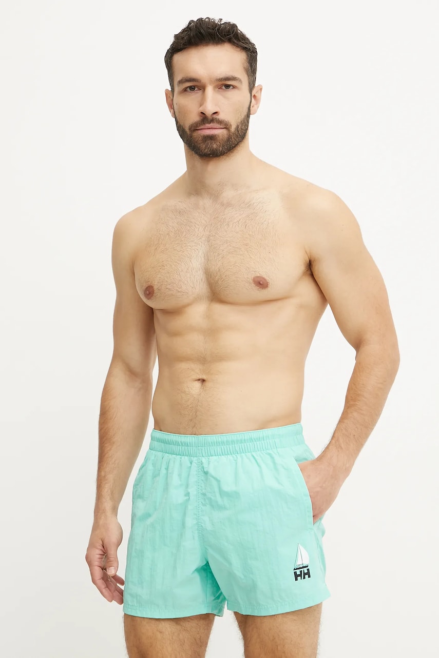 Helly Hansen pantaloni scurți de baie Cascais culoarea bleumarin, 34031 Helly Hansen pantaloni scurți de baie Cascais culoarea bleumarin, 34031