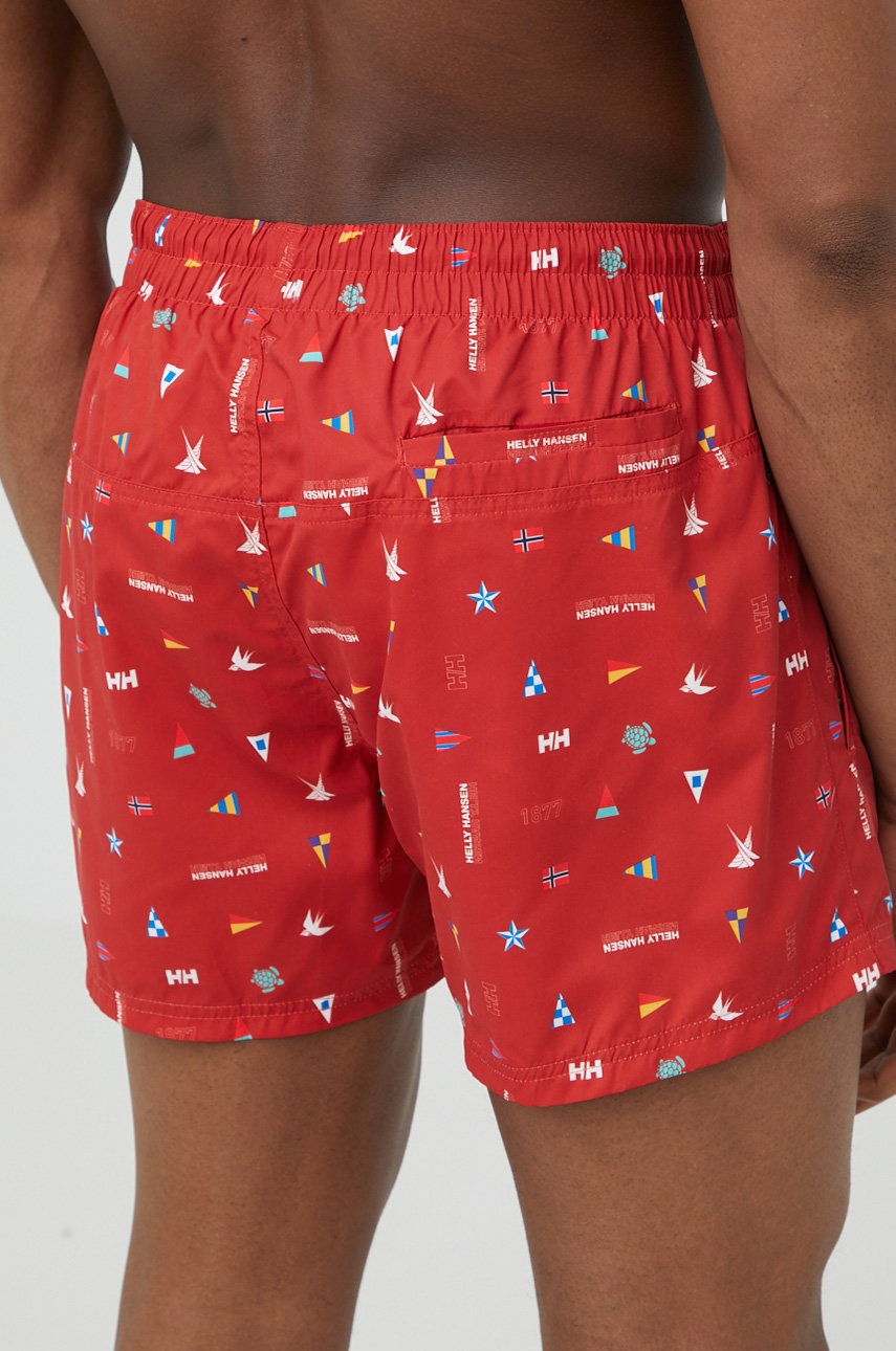 

Купальные шорты Helly Hansen цвет красный