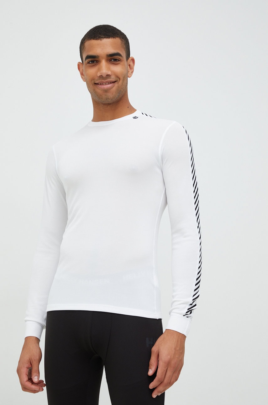 Helly hansen longsleeve funcțional culoarea alb