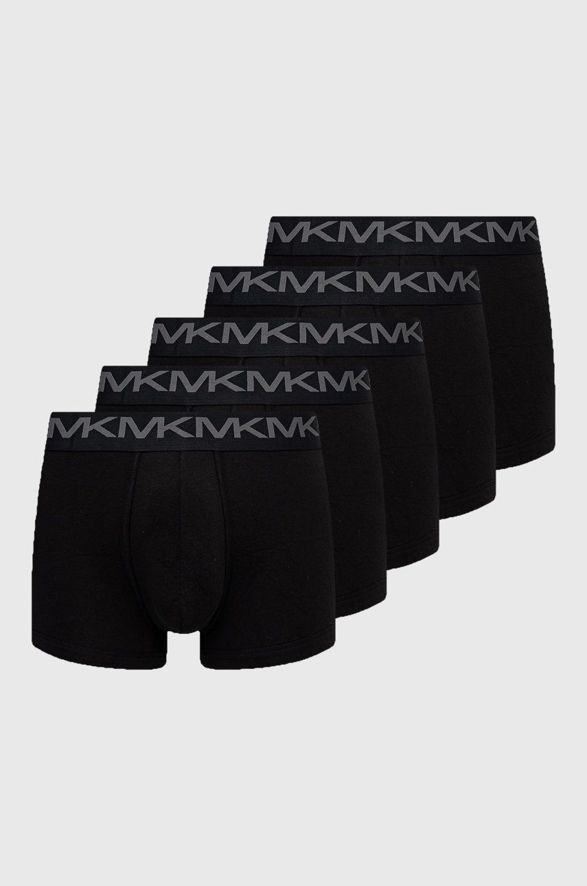 Boxerky Michael Kors pánské, černá barva - černá -  95% Bavlna
