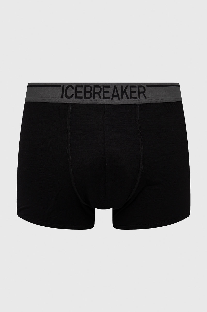 Icebreaker lenjerie functionala Anatomica barbati, culoarea negru