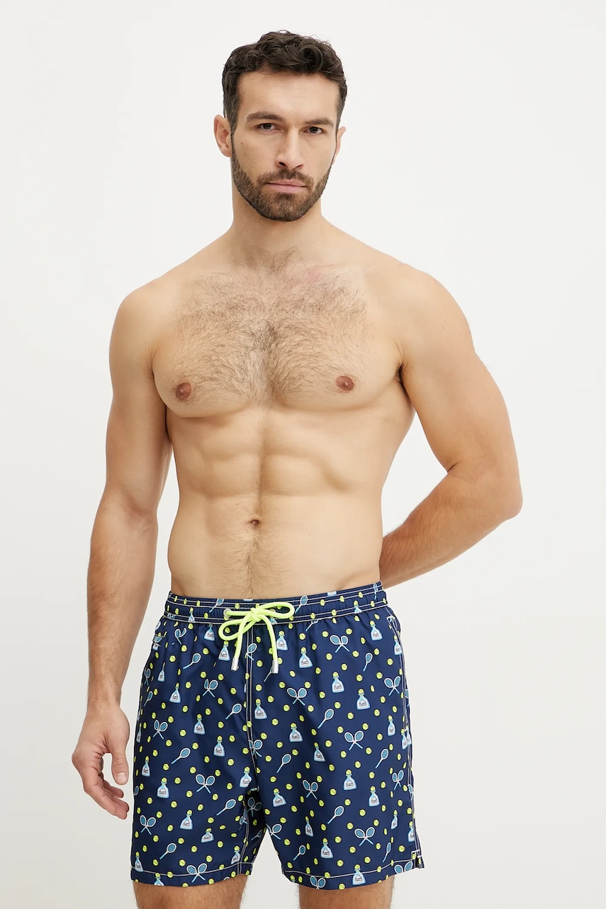 MC2 Saint Barth pantaloni scurti de baie culoarea albastru marin MC2 Saint Barth pantaloni scurti de baie culoarea albastru marin