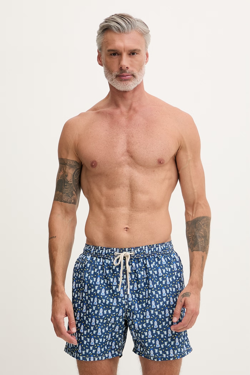 MC2 Saint Barth pantaloni scurți de baie pentru bărbați LIGHTING MICRO FANTASY