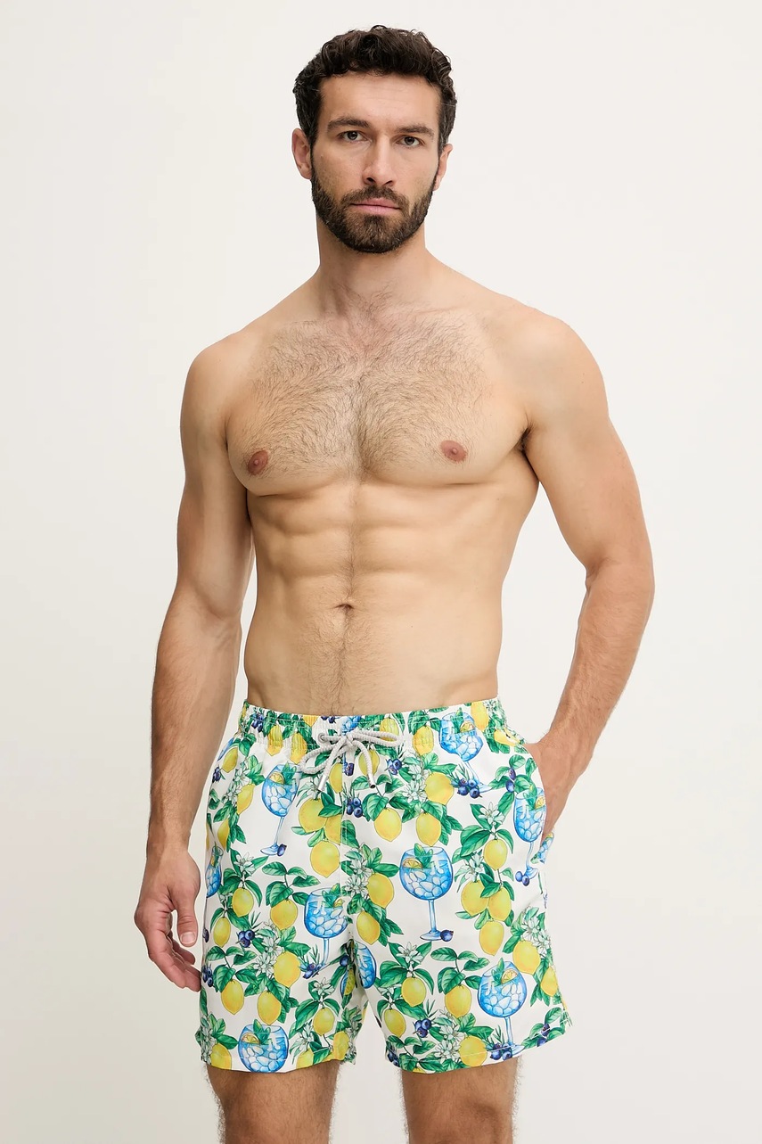 MC2 Saint Barth pantaloni scurti de baie culoarea verde