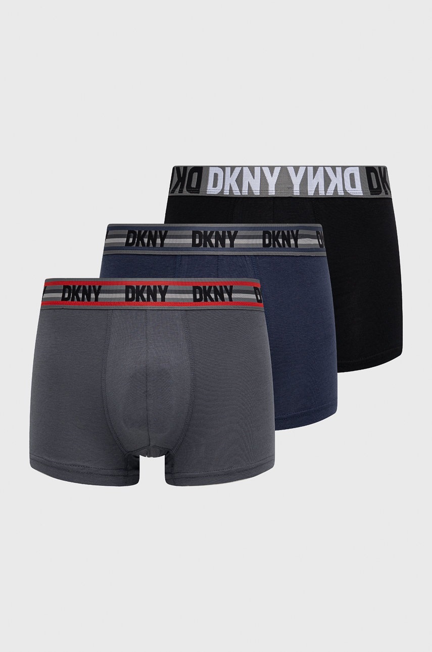 

Боксерки Dkny (3-pack) в черно, Черен