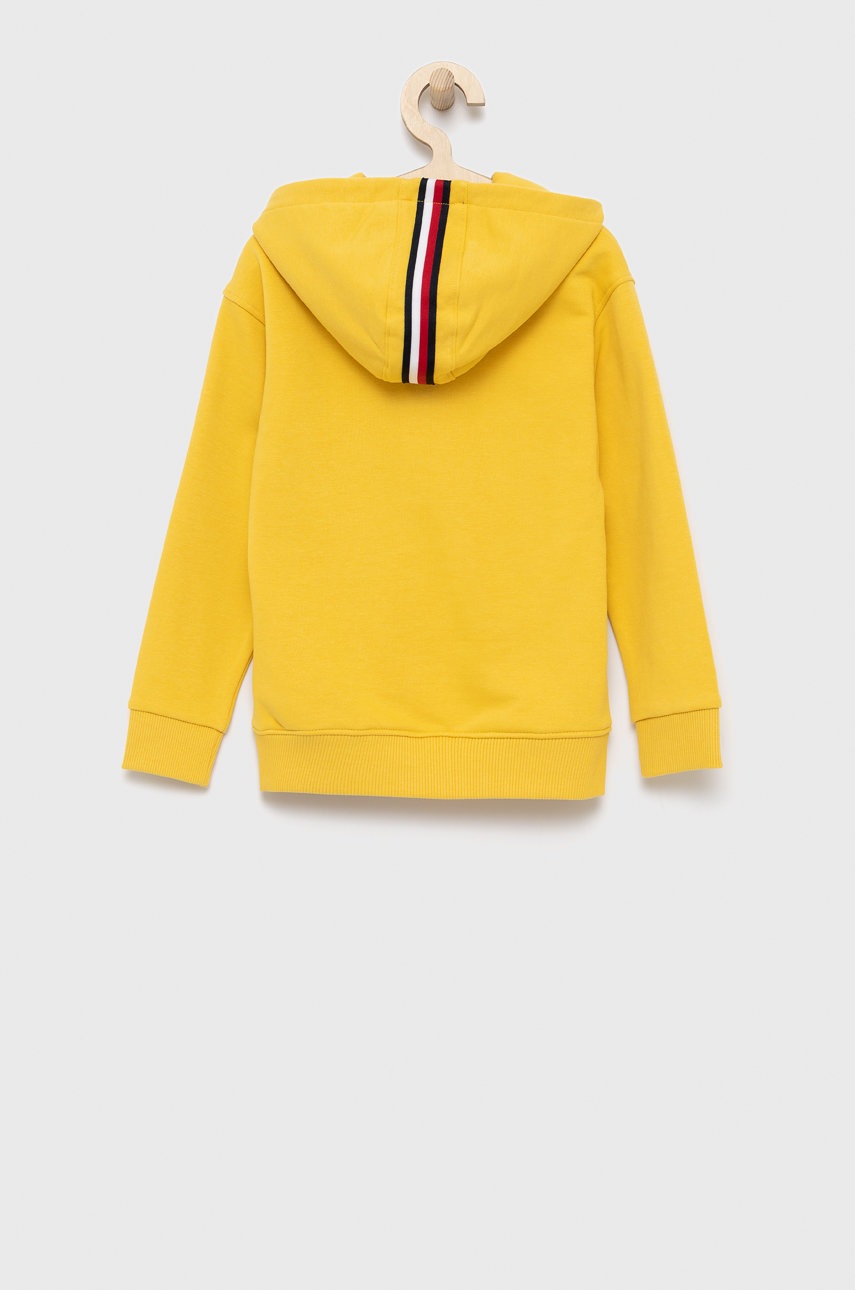 

Дитяча кофта Tommy Hilfiger колір жовтий з аплікацією
