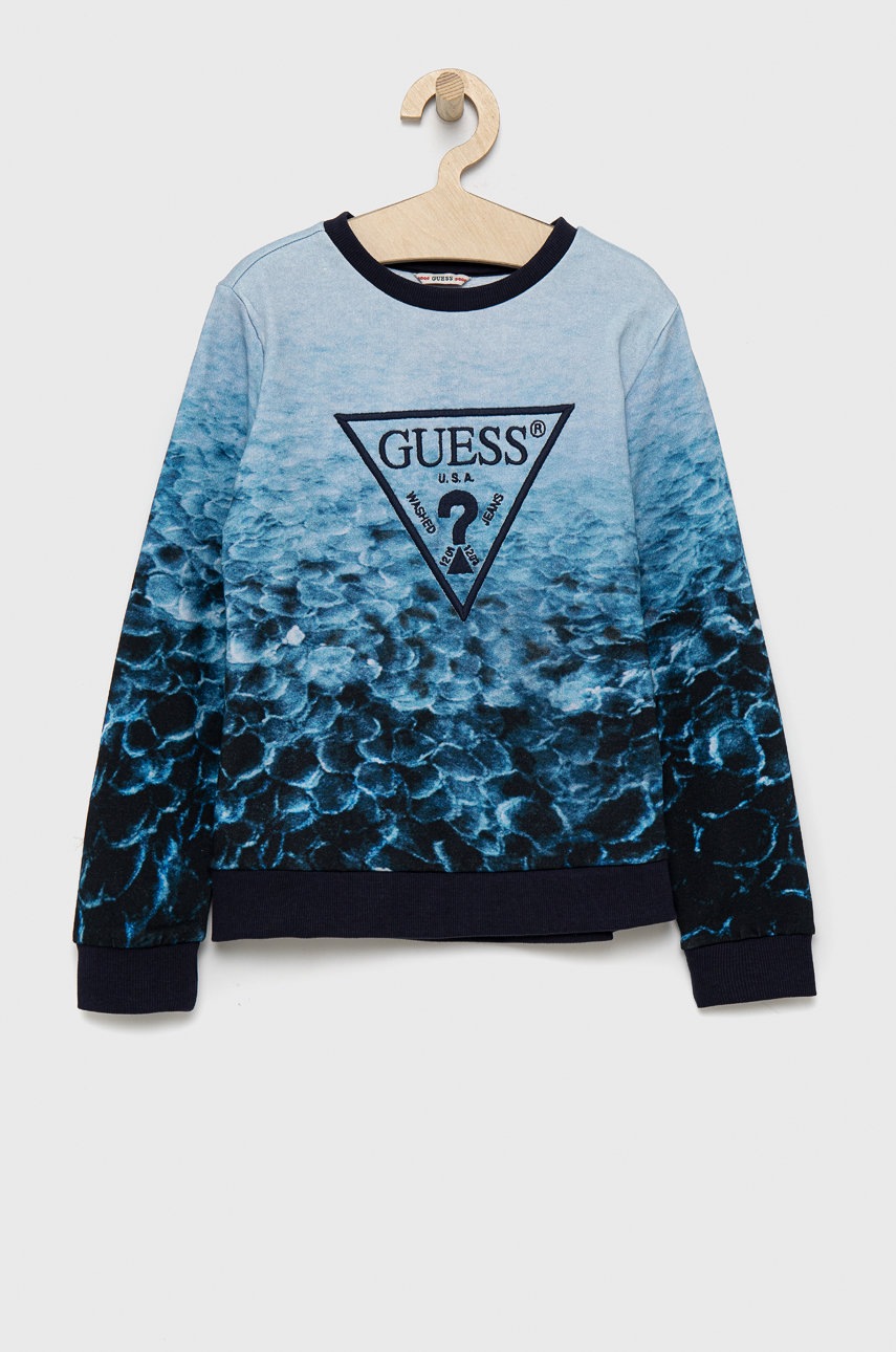 

Дитяча бавовняна кофта Guess візерунок