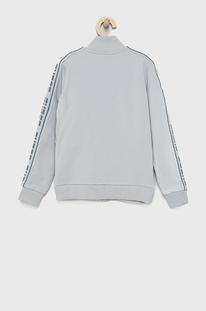 

Дитяча кофта Guess колір сірий гладка