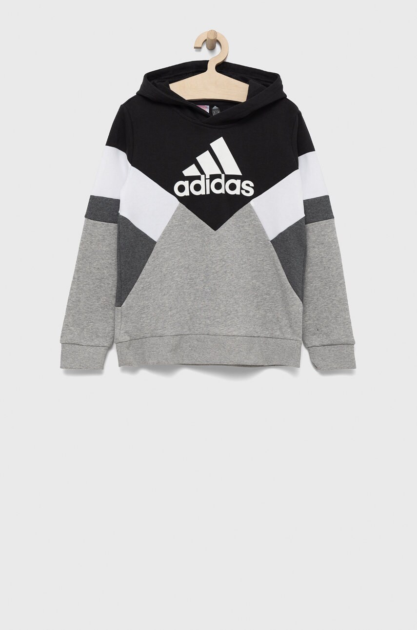 

Детски суичър adidas Performance HA4007 в сиво с принт, Сив