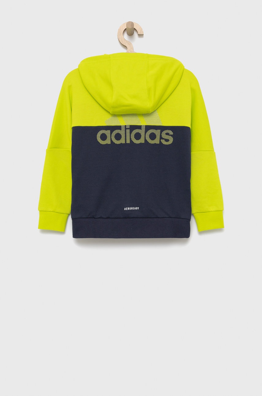 

Дитяча кофта adidas Performance колір синій з принтом