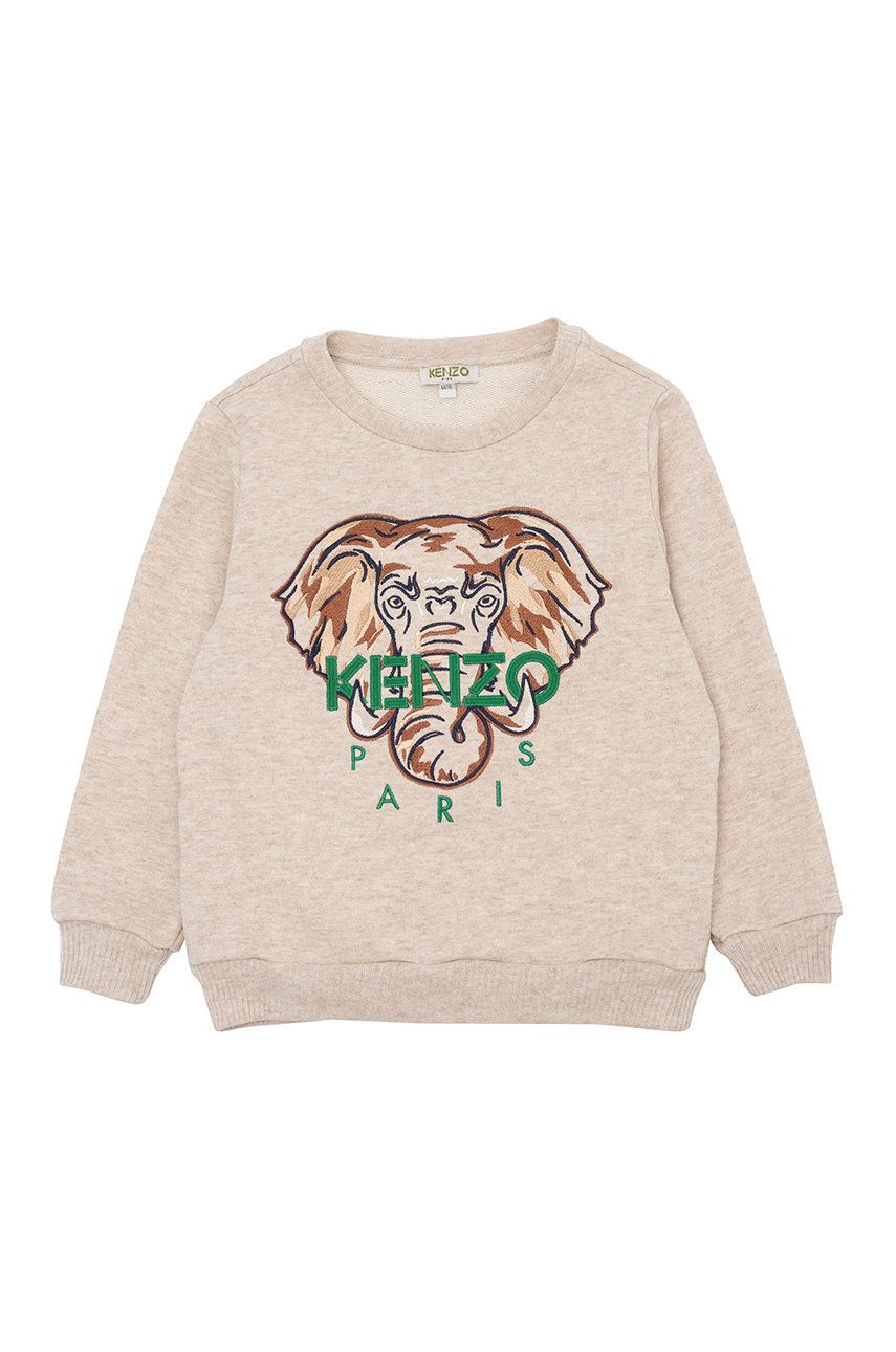 Kenzo Kids bluza copii culoarea bej, cu imprimeu answear.ro imagine promotii 2022