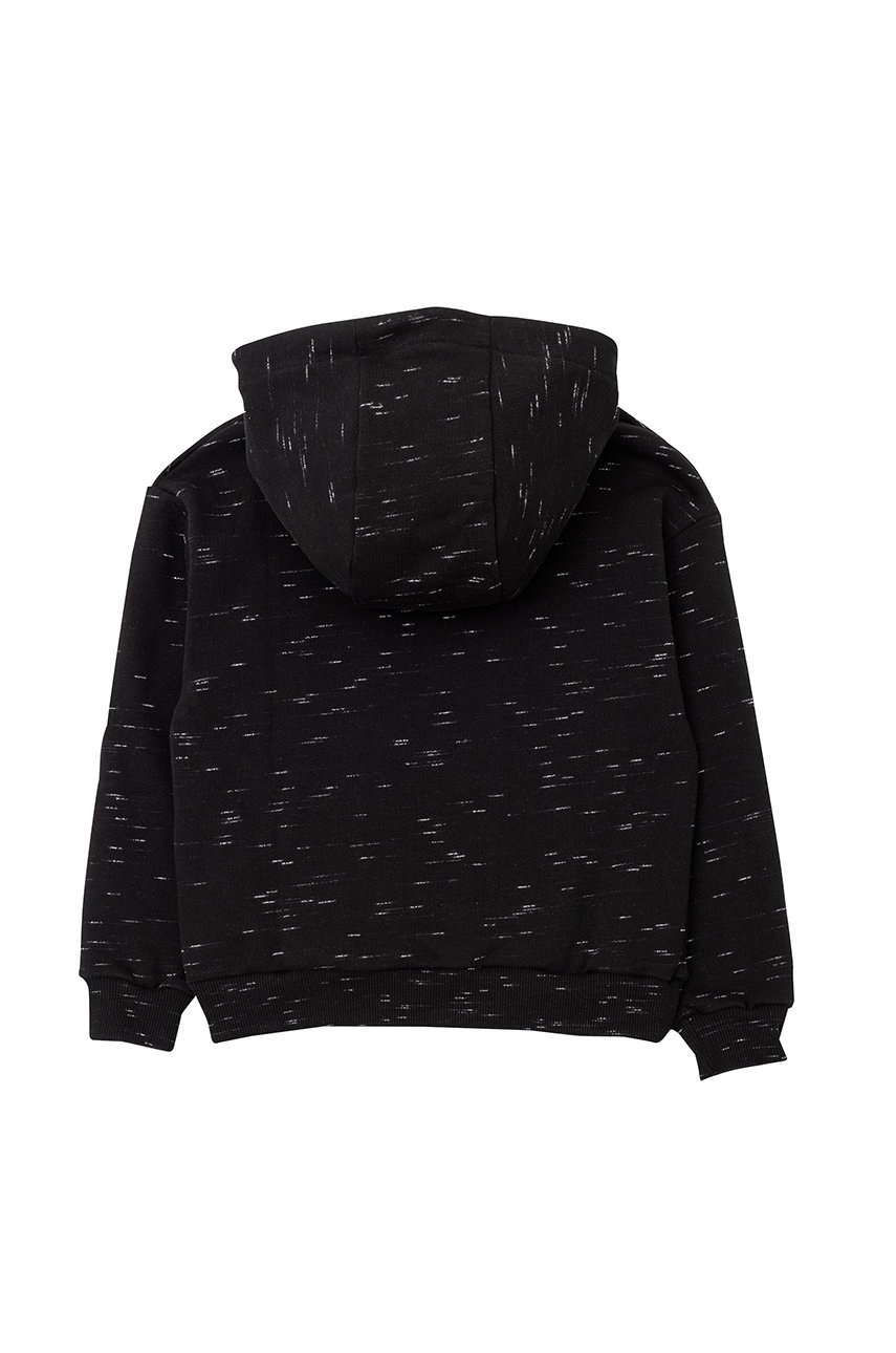 

Дитяча бавовняна кофта Kenzo Kids колір чорний з аплікацією