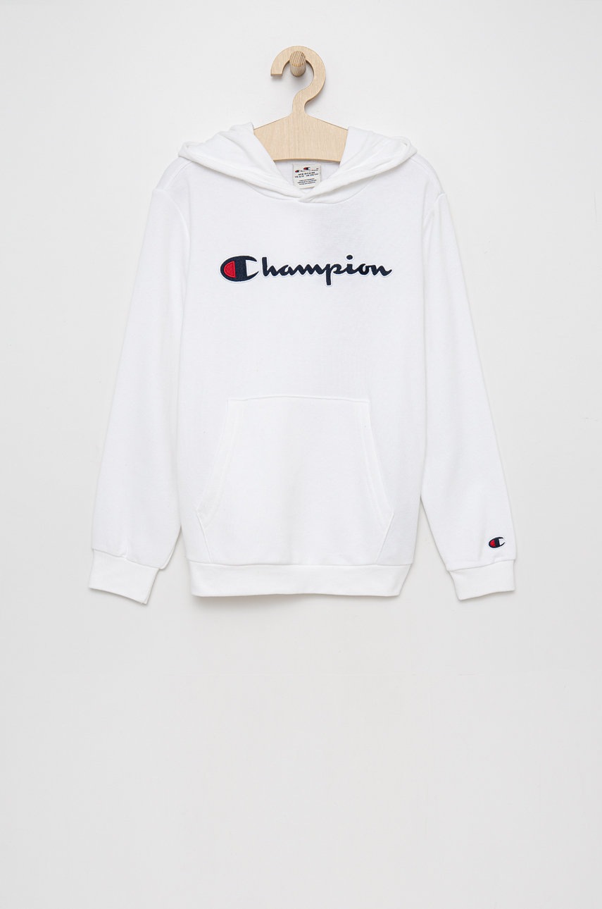 

Детски суичър Champion 305949 в бяло с изчистен дизайн, Бял