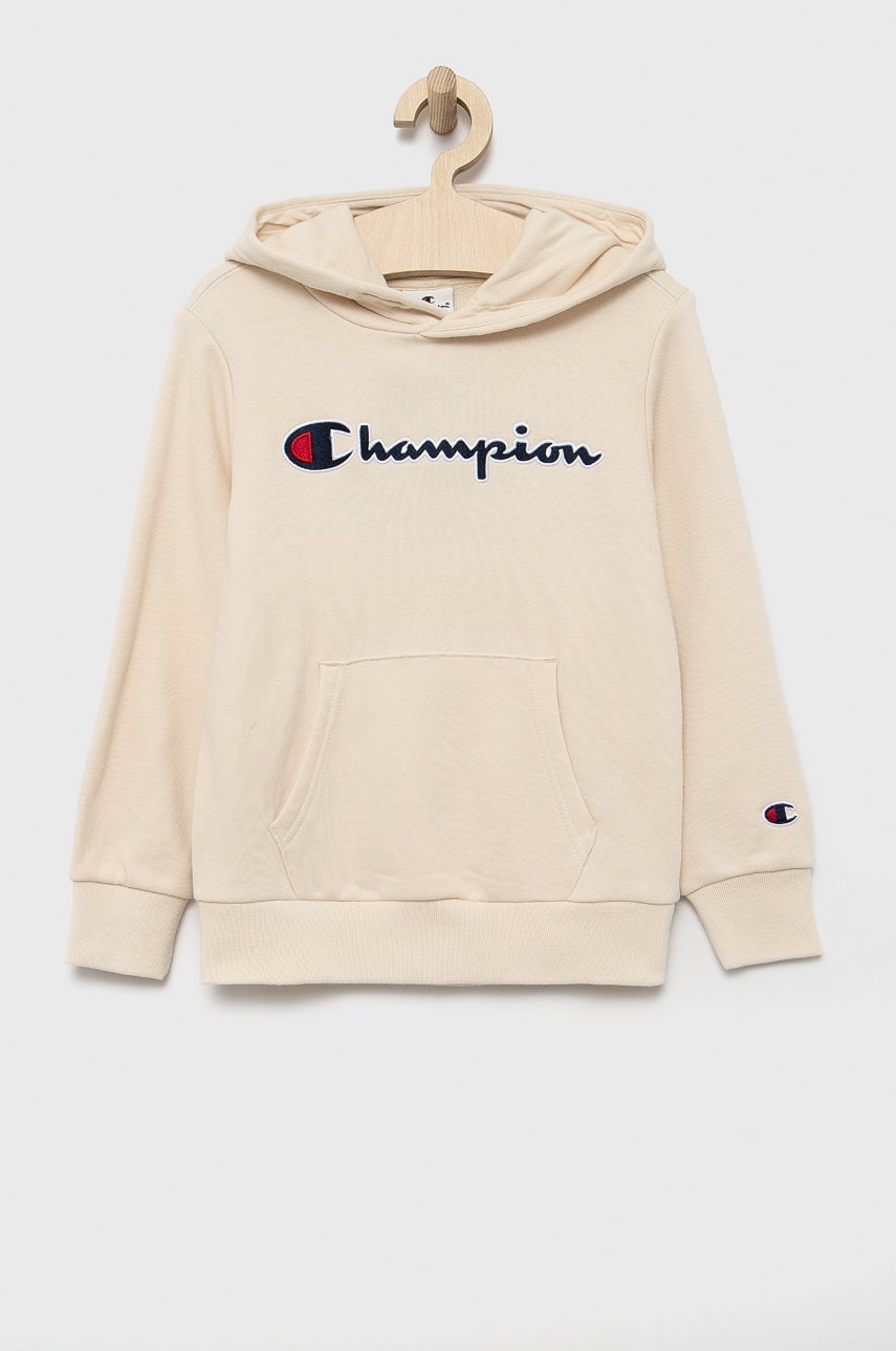Champion bluza copii 305949 culoarea bej, neted