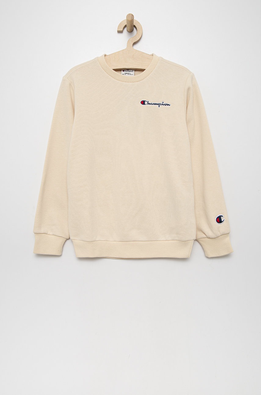 Champion bluza copii 306106 culoarea bej, cu imprimeu