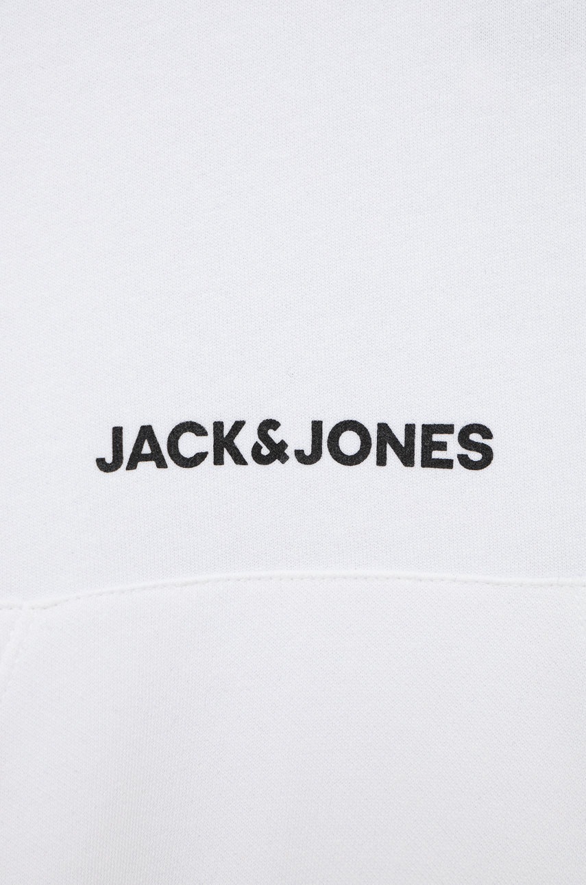 

Детская кофта Jack & Jones цвет белый с принтом