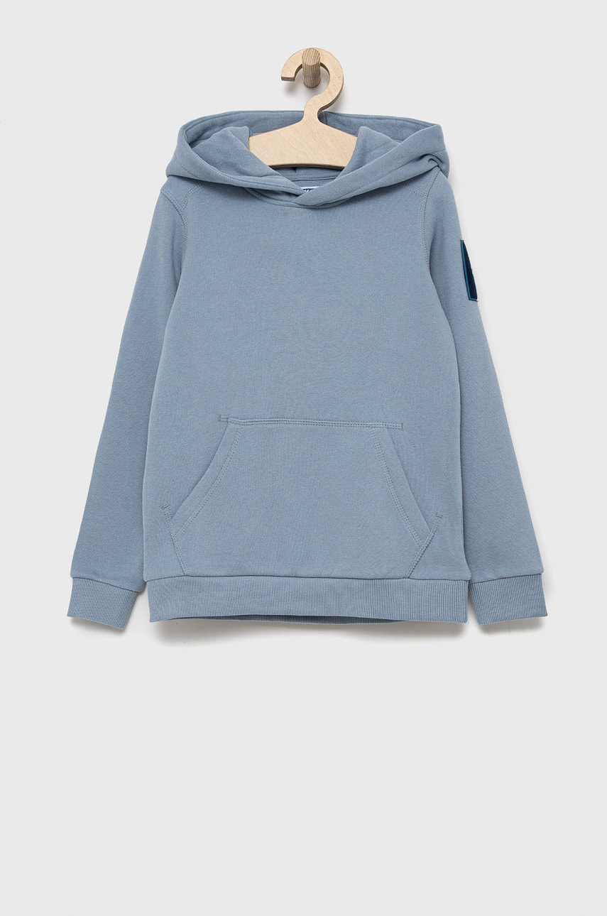 Jack & Jones bluza copii culoarea violet, neted