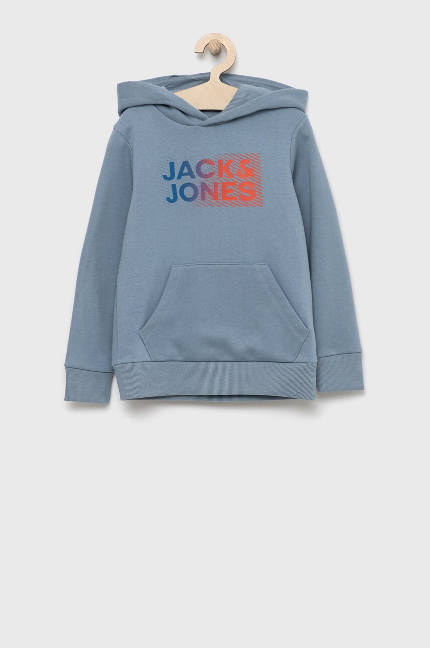 Jack & Jones bluza copii culoarea violet, cu imprimeu
