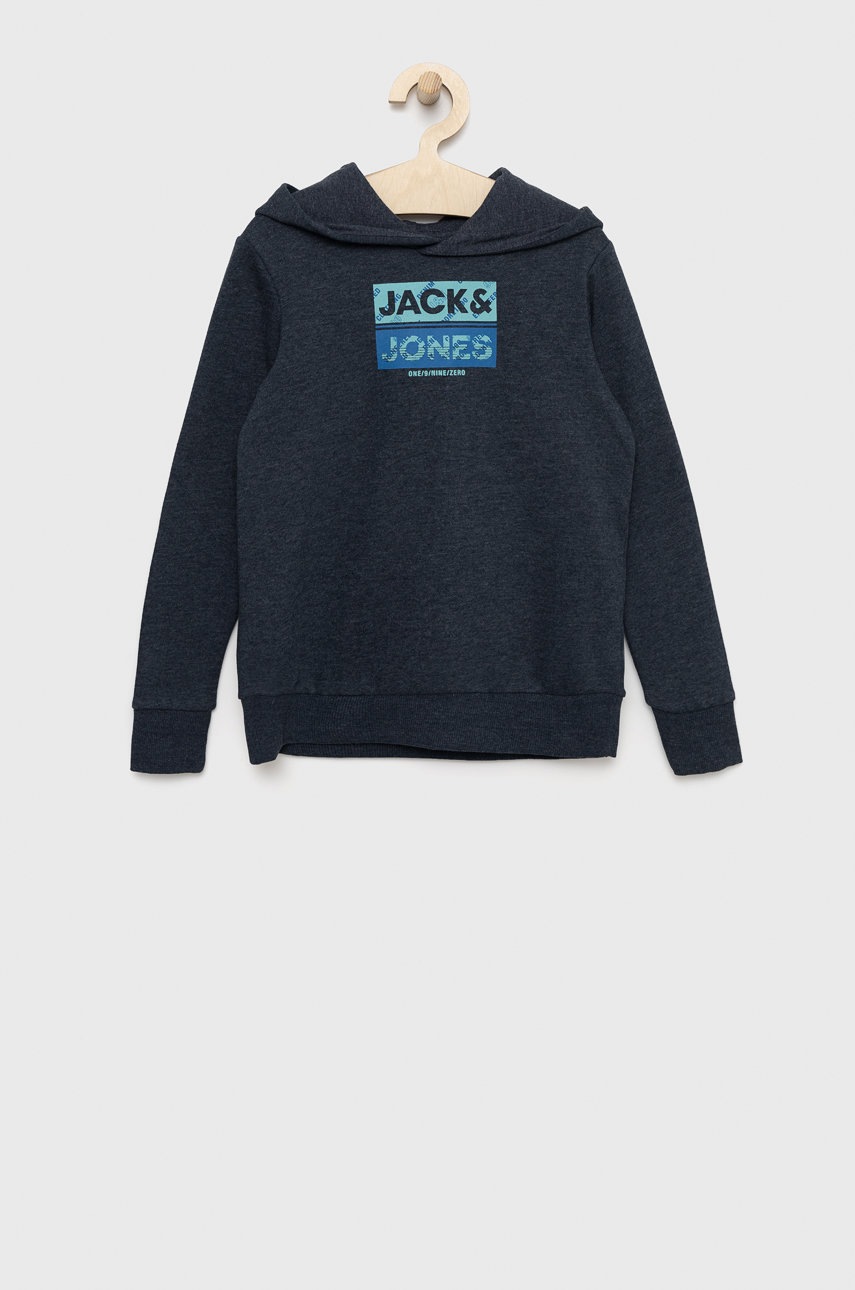 

Детски суичър Jack & Jones в тъмносиньо меланж на, Тъмносин