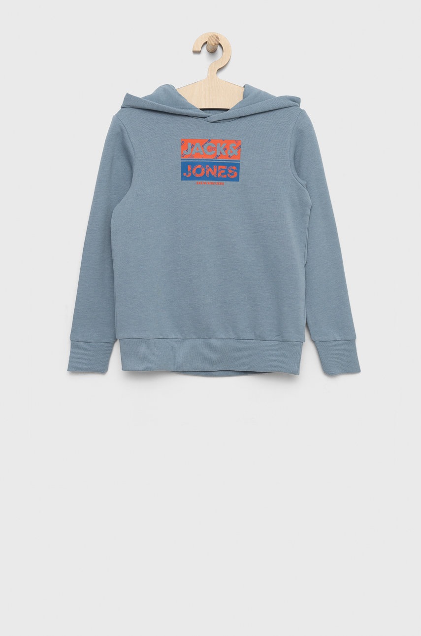 

Детски суичър Jack & Jones в лилаво с принт, Виолетов