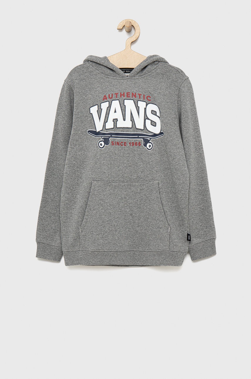 

Детски суичър Vans в сиво меланж на, Сив