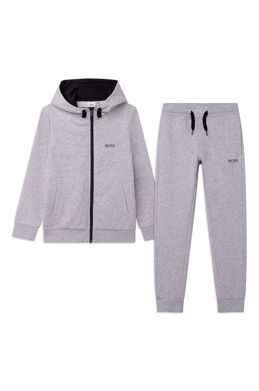 

Детски анцуг Boss в сиво, Сив