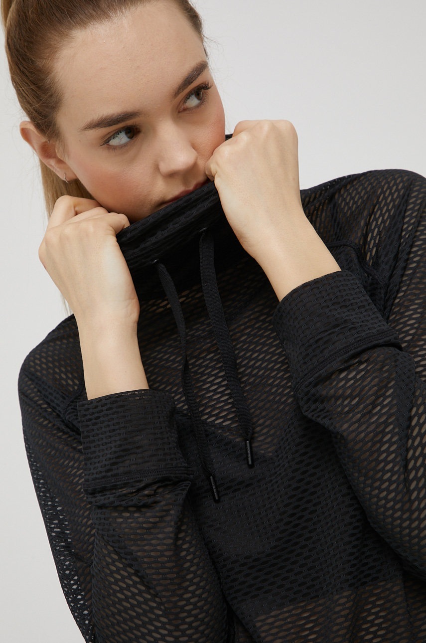 

Кофта Dkny жіноча колір чорний однотонна