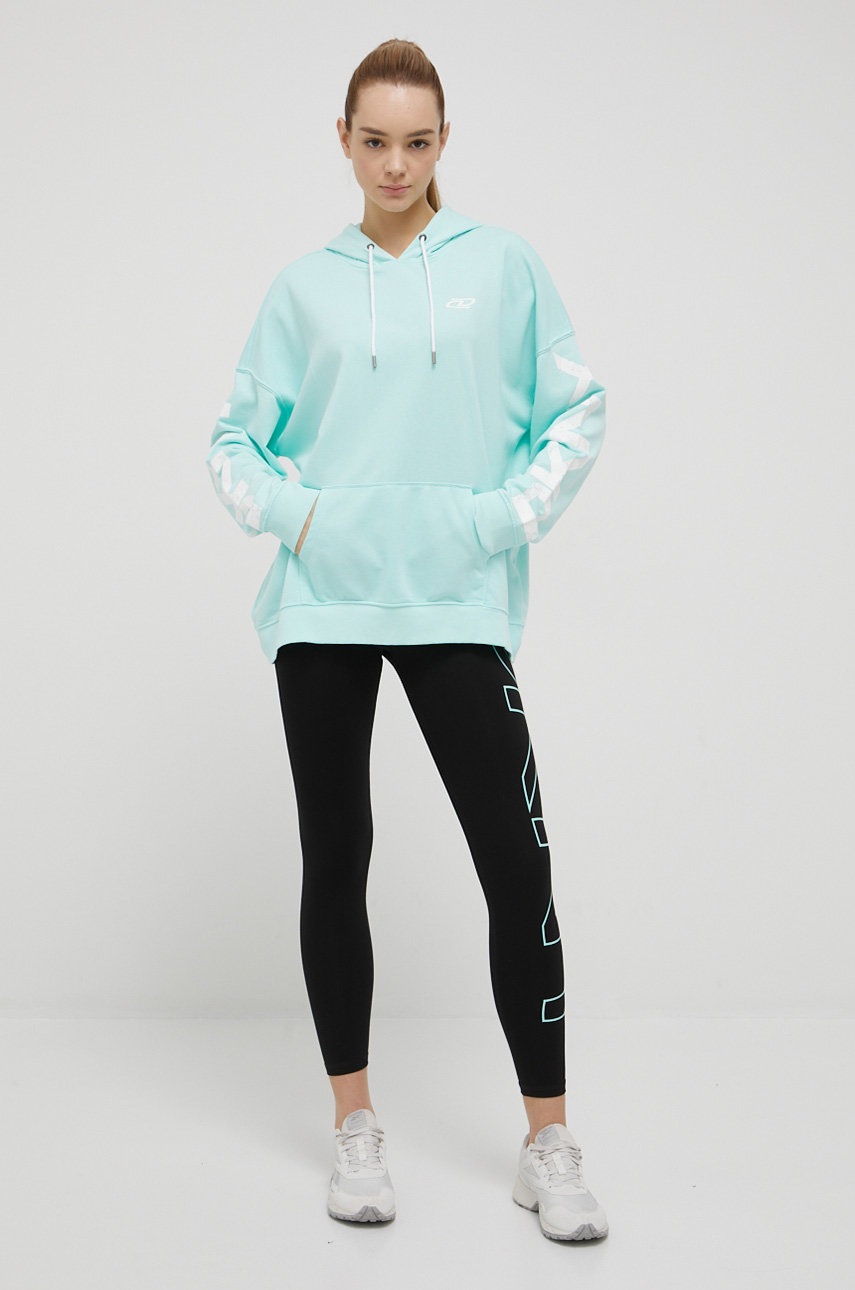 

Кофта Dkny жіноча колір бірюзовий з принтом