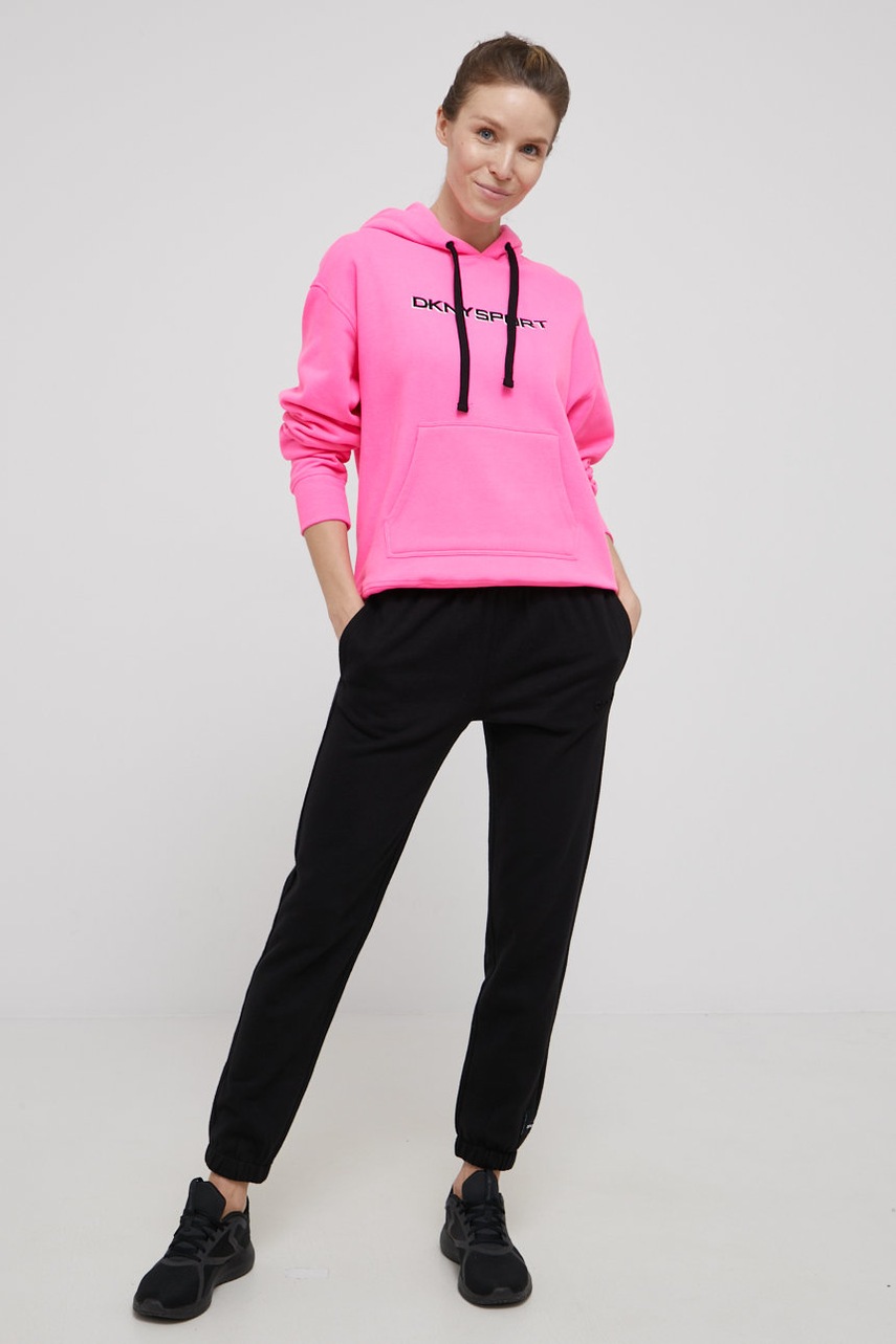 

Кофта Dkny жіноча колір рожевий меланж
