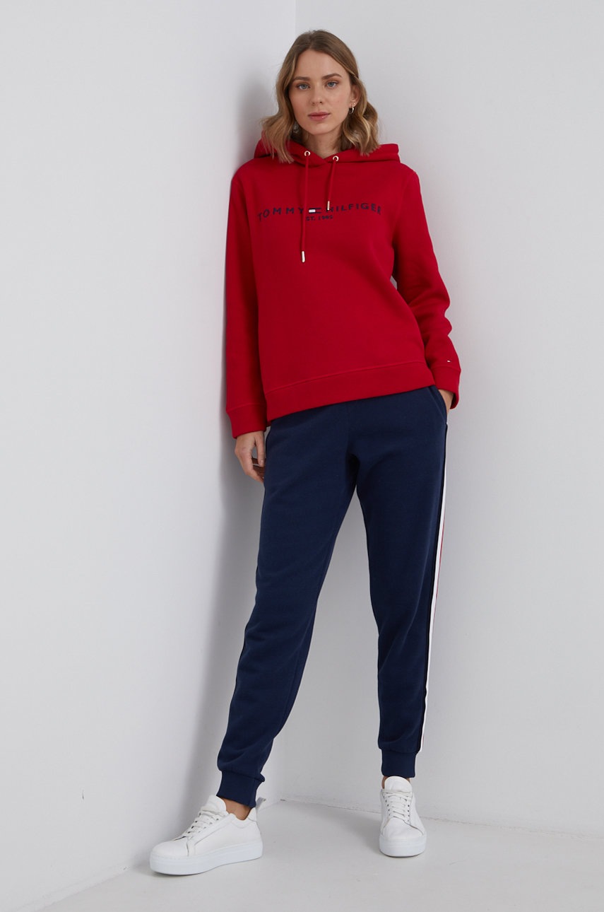 

Кофта Tommy Hilfiger жіноча колір червоний з аплікацією